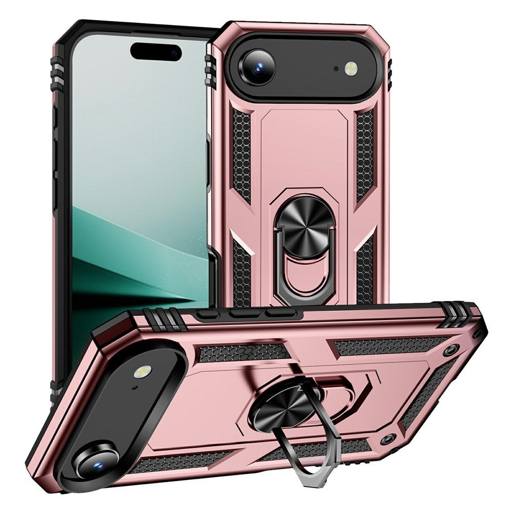 EIDERWOOD iPhone Air Hybrid Craftsman Case with Kickstand - Rose Gold