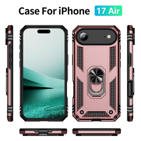 EIDERWOOD iPhone Air Hybrid Craftsman Case with Kickstand - Rose Gold