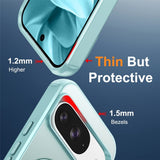 EIDERWOOD Google Pixel 10 / 10 Pro / 9 / 9 Pro Hybrid Case with Kickstand - MagSafe Compatible - Light Blue