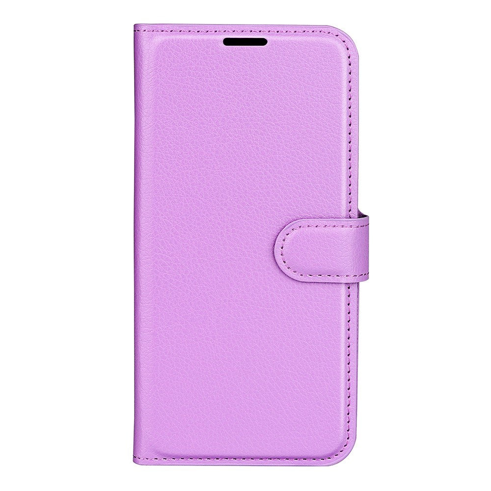 EIDERWOOD Samsung Galaxy A17 (5G) Litchi Faux Leather Wallet Case - Purple
