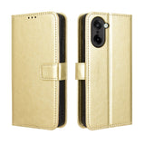 EIDERWOOD OnePlus Nord CE5 Faux Leather Flip Case with Strap - Gold
