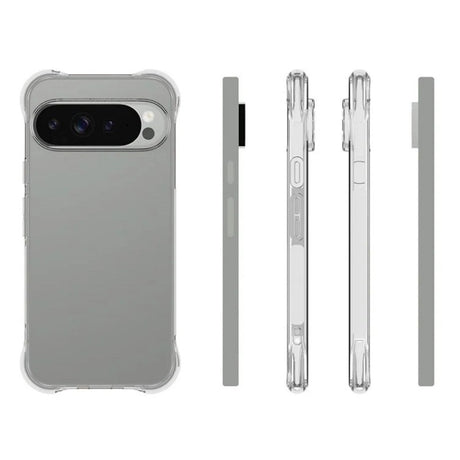 EIDERWOOD Google Pixel 10 Pro XL Plastic Case with Shock Absorbing Corners - Transparent