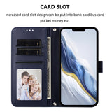 iPhone 18 Pro Max / 17 Pro Max EIDERWOOD Faux Leather Flip Case with Strap - Blue