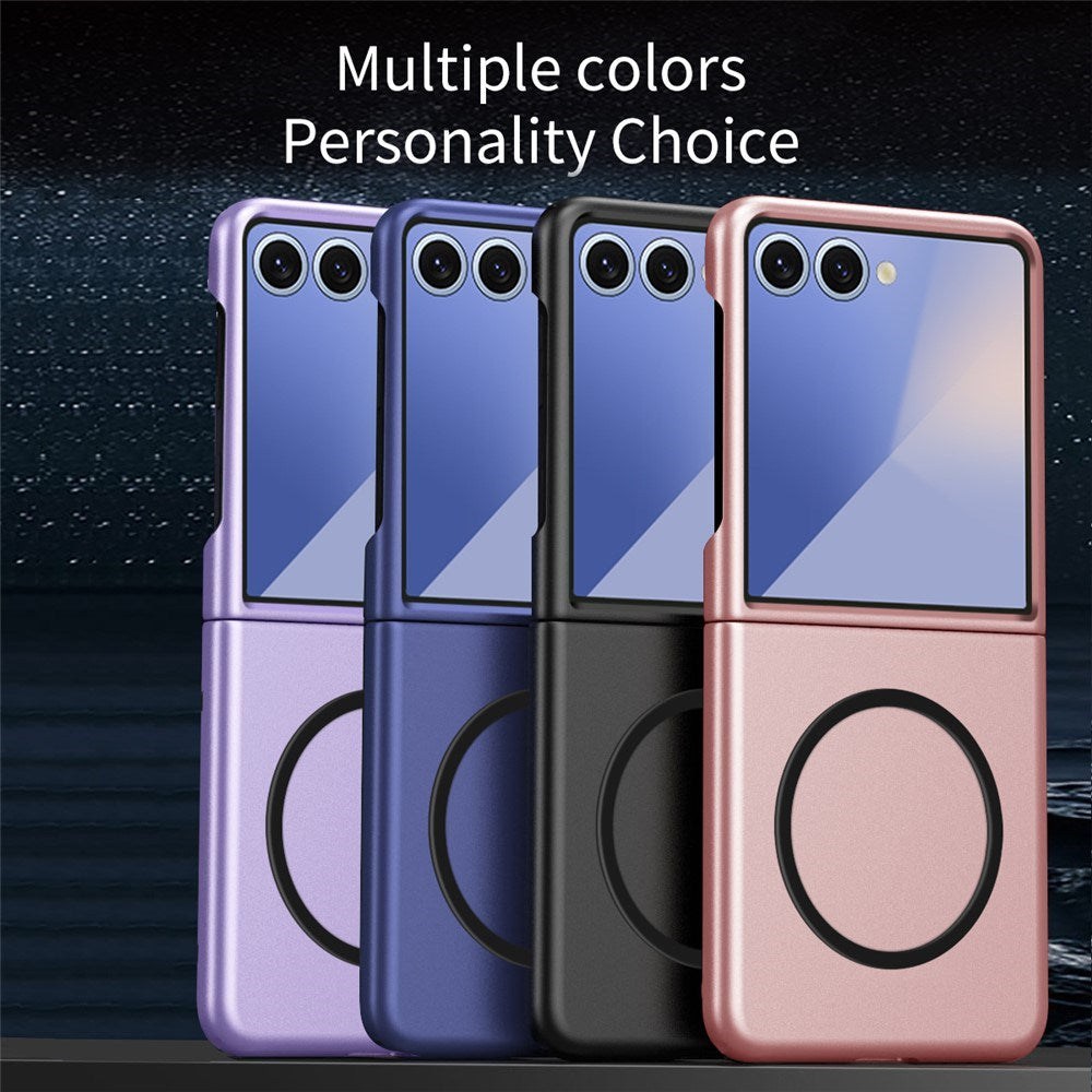 EIDERWOOD Samsung Galaxy Z Flip7 Matte Hard Plastic Case - MagSafe Compatible - Pink