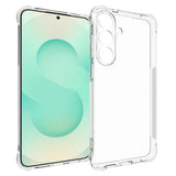 EIDERWOOD Samsung Galaxy S25 FE Flexible Plastic Case with Reinforced Corners - Transparent