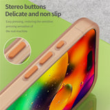 EIDERWOOD iPhone 17 Hybrid Plastic Case - MagSafe Compatible - Matt Transparent / Orange