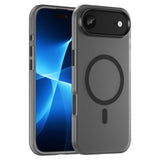 EIDERWOOD iPhone Air Hybrid Plastic Case - MagSafe Compatible - Matt Transparent / Black