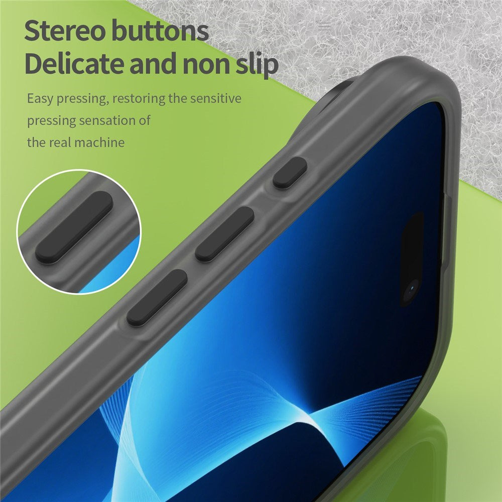 EIDERWOOD iPhone Air Hybrid Plastic Case - MagSafe Compatible - Matt Transparent / Black