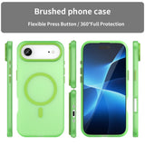 EIDERWOOD iPhone Air Hybrid Plastic Case - MagSafe Compatible - Matt Transparent / Green
