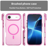 EIDERWOOD iPhone Air Hybrid Plastic Case - MagSafe Compatible - Matt Transparent / Pink