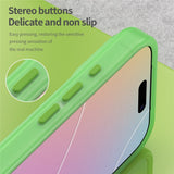 EIDERWOOD iPhone 17 Pro Hybrid Plastic Case - MagSafe Compatible - Matt Transparent / Green