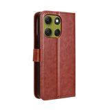 EIDERWOOD Motorola Moto G86 Power Faux Leather Flip Case with Card Holder & Stand Function - Brown