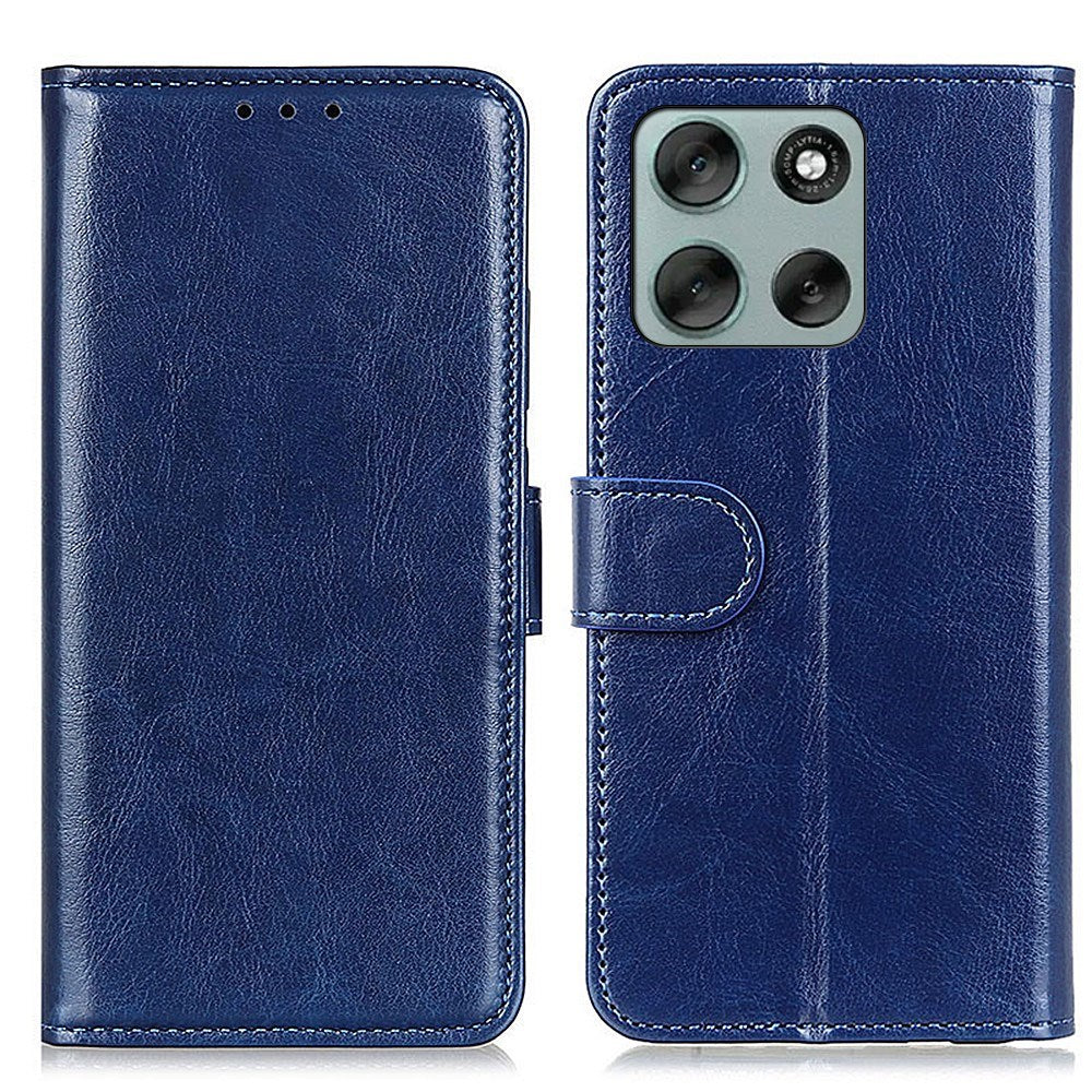 EIDERWOOD Motorola Moto G56 Faux Leather Flip Case with Cardholder & Stand Function - Blue