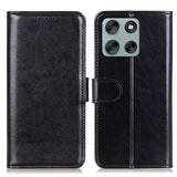 EIDERWOOD Motorola Moto G56 Faux Leather Flip Case with Cardholder & Stand Function - Black