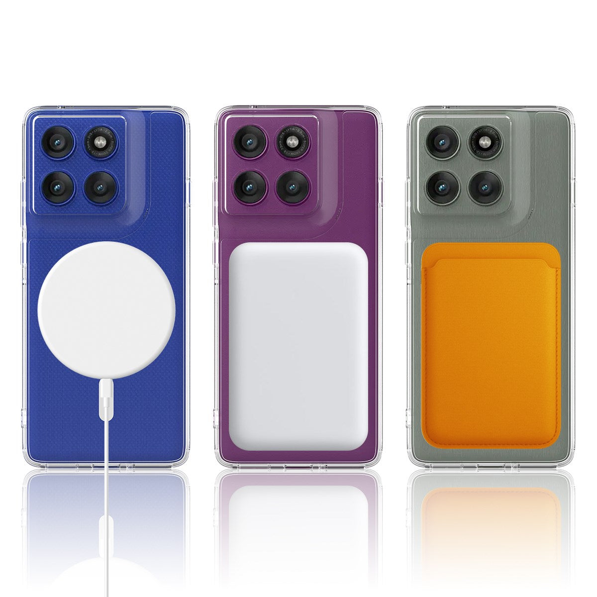 EIDERWOOD Motorola Edge 60 Pro Hybrid Case - MagSafe Compatible - Transparent