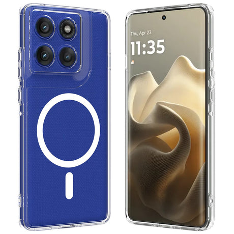 EIDERWOOD Motorola Edge 60 Pro Hybrid Case - MagSafe Compatible - Transparent