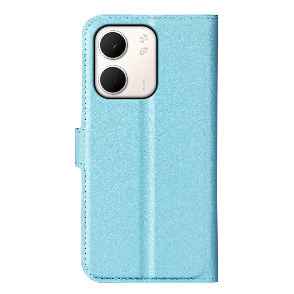 Oppo A5x (5G) / Oppo A5x (4G) EIDERWOOD Leather Flip Case with Card Holder & Stand Function - Blue
