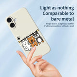 iPhone 17 Flexible Plastic Case with Animal Pattern - Green