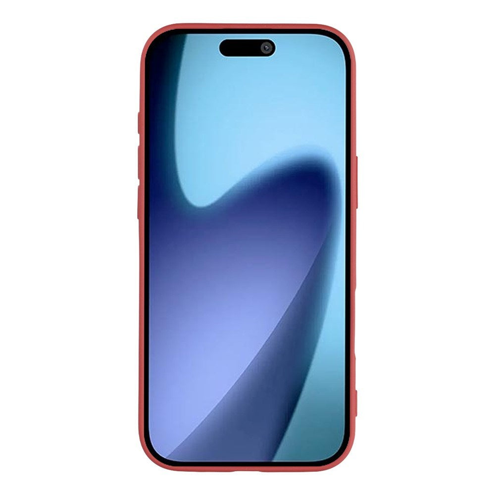 EIDERWOOD iPhone Air Lined Flexible Plastic Case - Dark Red