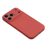 EIDERWOOD iPhone 17 Pro Max Lined Flexible Plastic Case - Dark Red