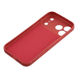 EIDERWOOD iPhone 17 Pro Max Lined Flexible Plastic Case - Dark Red