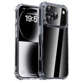 IPAKY iPhone 17 Pro Hybrid Case with Reinforced Corners - Transparent
