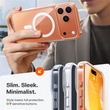 TORRAS iPhone 17 Pro Max Guardian Magnetic Hybrid Case - MagSafe Compatible - Orange