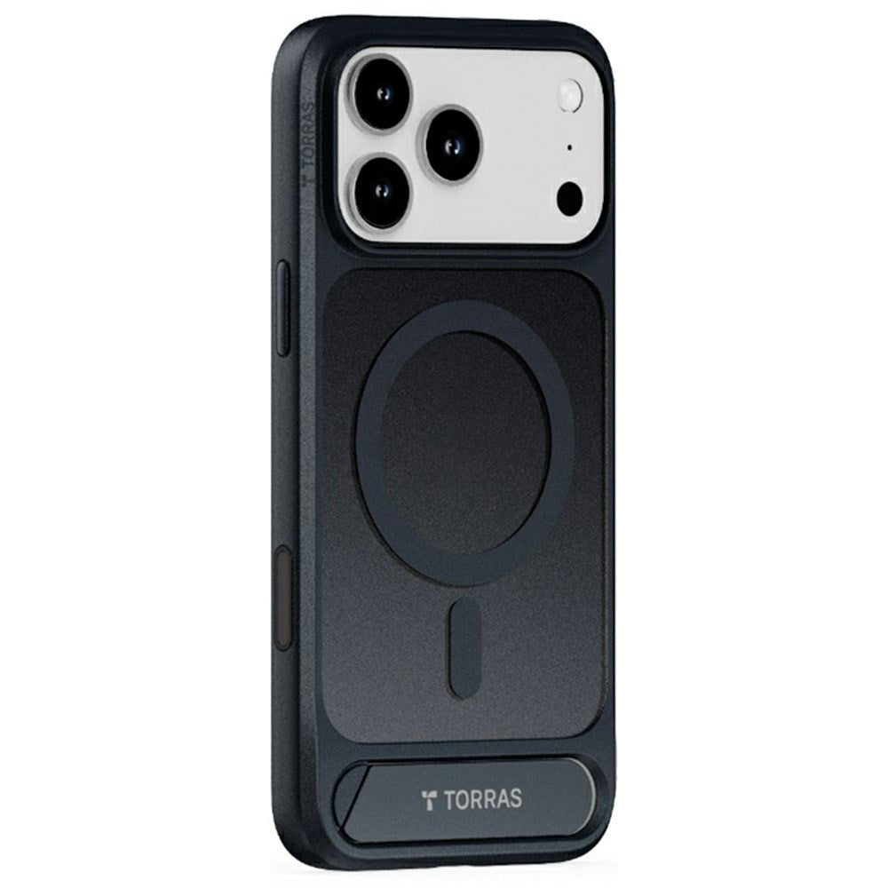 TORRAS iPhone 17 Pro Max Pstand Hybrid Case with Kickstand - MagSafe Compatible - Black