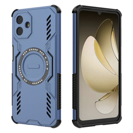 EIDERWOOD Samsung Galaxy A07 Craftsman Case with Heat Dissipation - MagSafe Compatible - Blue