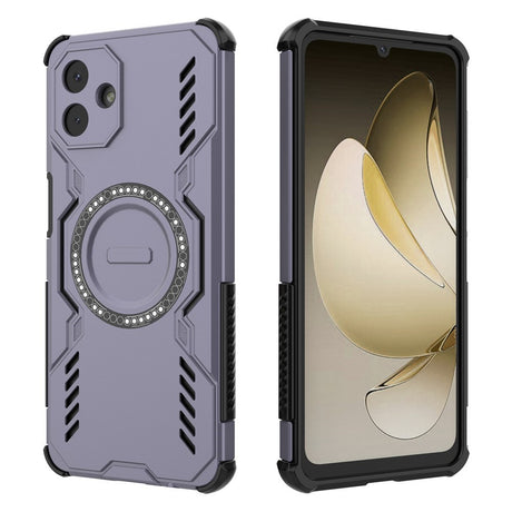 EIDERWOOD Samsung Galaxy A07 Craftsman Case with Heat Dissipation - MagSafe Compatible - Purple