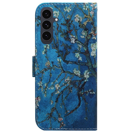 EIDERWOOD Samsung Galaxy S25 FE Faux Leather Flip Case with Design - Flowers