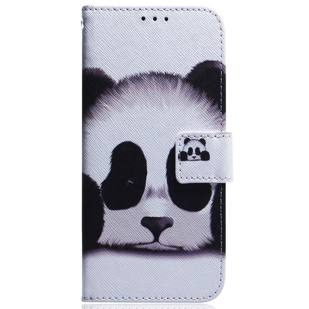 EIDERWOOD Samsung Galaxy S25 FE Faux Leather Flip Case with Design - Panda