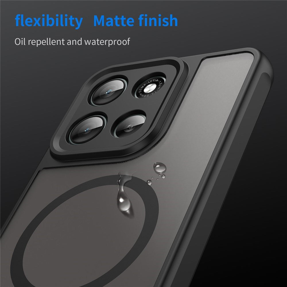 EIDERWOOD Motorola Moto G56 Hybrid Plastic Case - MagSafe Compatible - Black