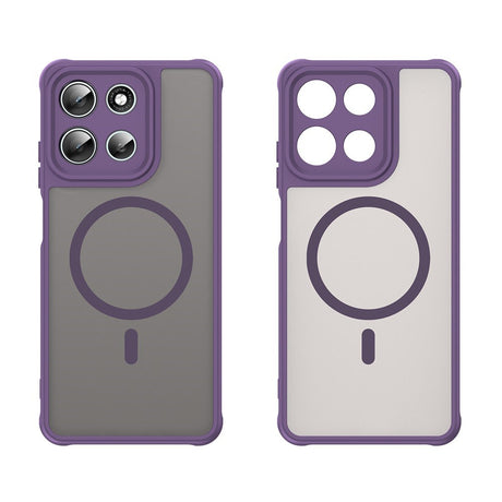 EIDERWOOD Motorola Moto G56 Hybrid Plastic Case - MagSafe Compatible - Purple