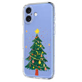 EIDERWOOD iPhone 17 Flexible Plastic Christmas Case with Motif - Transparent / Christmas Tree