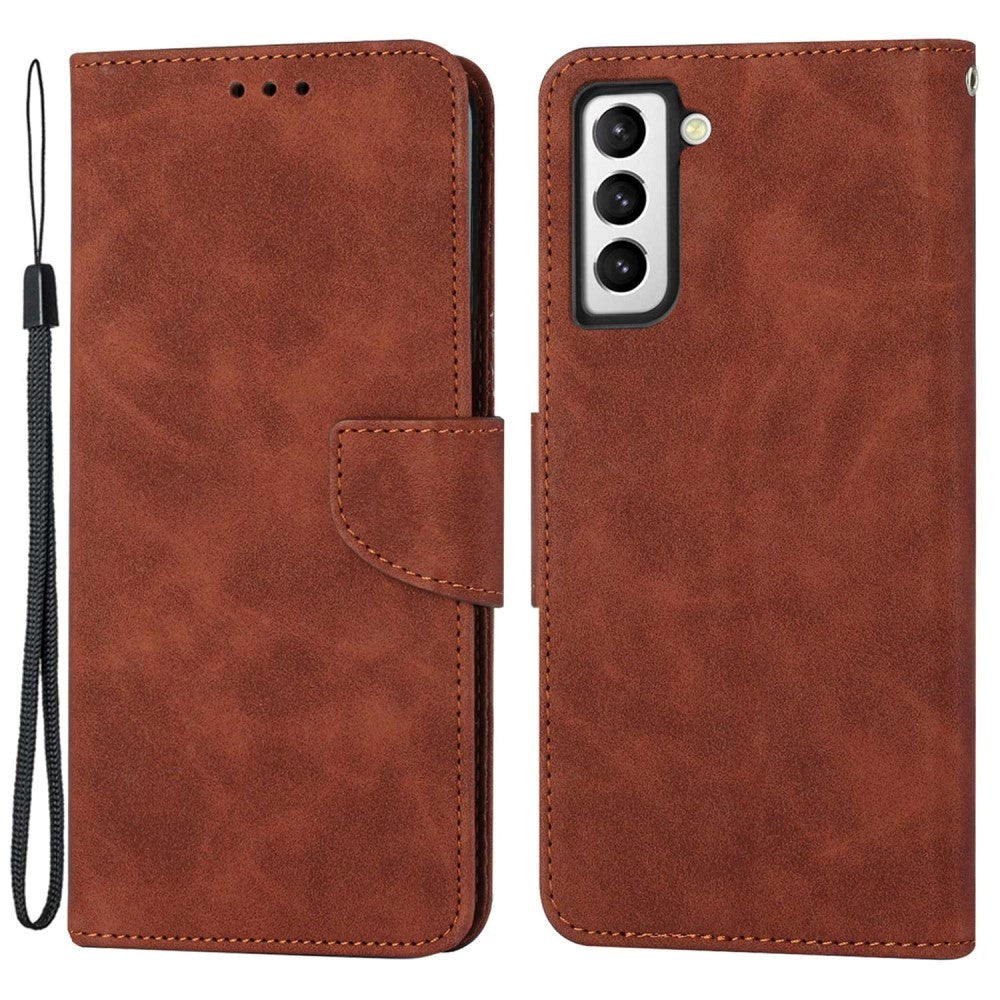 Samsung Galaxy S23+ (Plus) Flip Case Leather w. Wallet - Brown