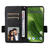 Fairphone (Gen. 6+ / Gen. 6) EIDERWOOD Artificial Leather Flip Case with Strap - Black