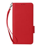 Fairphone (Gen. 6+ / Gen. 6) EIDERWOOD Artificial Leather Flip Case with Strap - Red