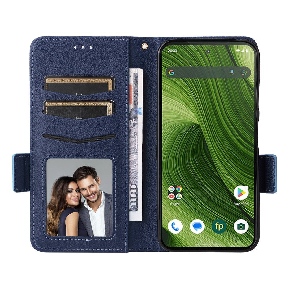 Fairphone (Gen. 6+ / Gen. 6) EIDERWOOD Artificial Leather Flip Case with Strap - Dark Blue