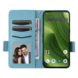 Fairphone (Gen. 6+ / Gen. 6) EIDERWOOD Artificial Leather Flip Case with Strap - Blue