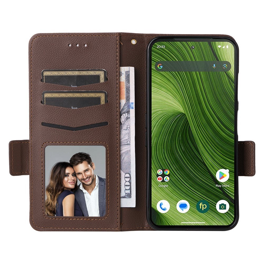 Fairphone (Gen. 6+ / Gen. 6) EIDERWOOD Artificial Leather Flip Case with Strap - Brown