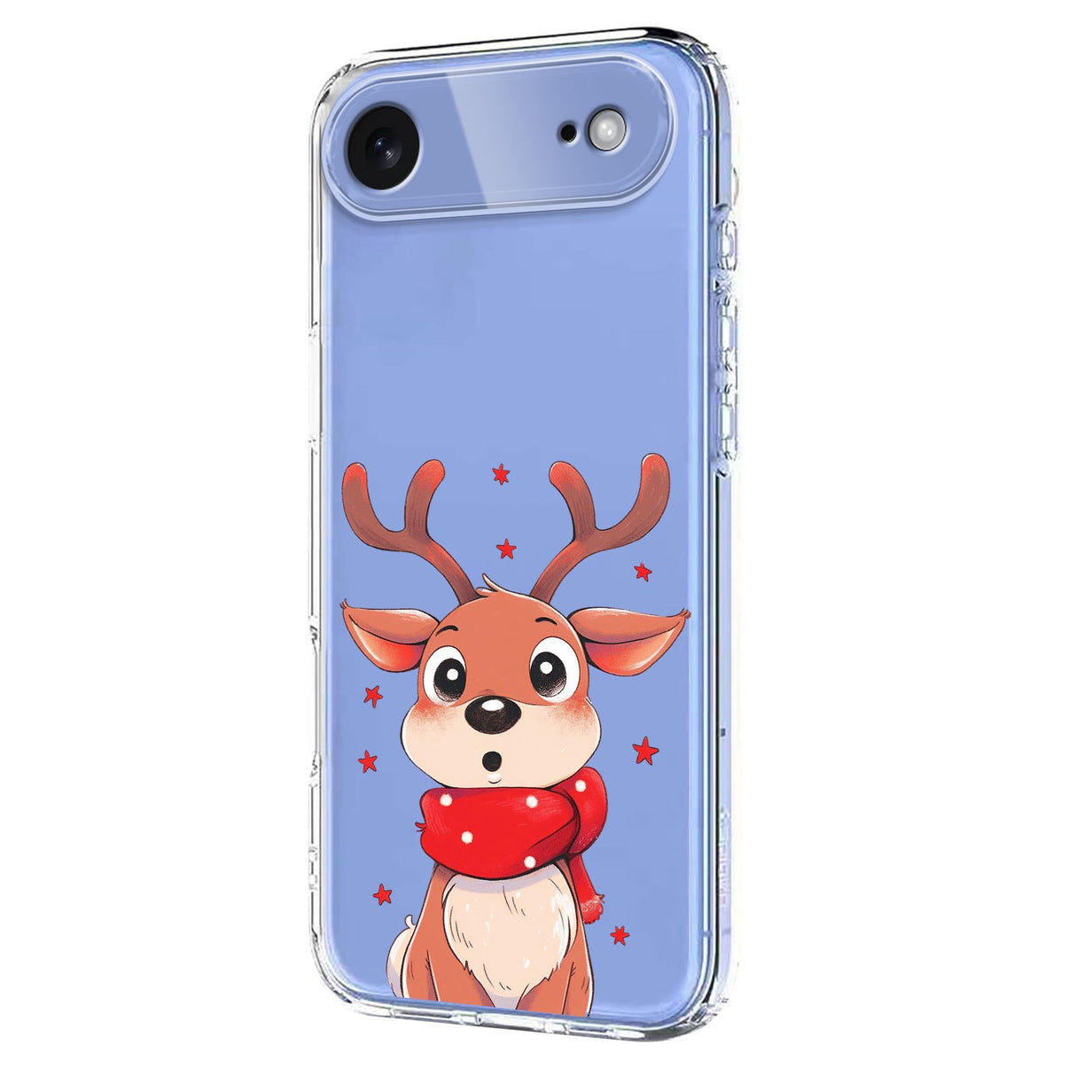 EIDERWOOD iPhone Air Flexible Plastic Christmas Case with Motif - Transparent / Reindeer