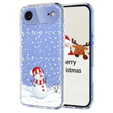 EIDERWOOD iPhone Air Flexible Plastic Christmas Case with Motif - Transparent / Snowman