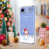 EIDERWOOD iPhone Air Flexible Plastic Christmas Case with Motif - Transparent / Snowman