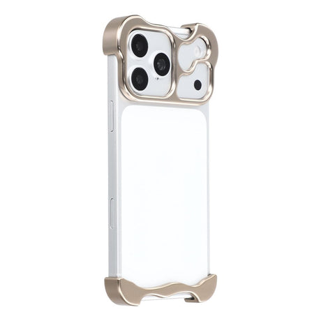 iPhone 17 Pro Max Two-Piece Metal Bumper Case - Gold