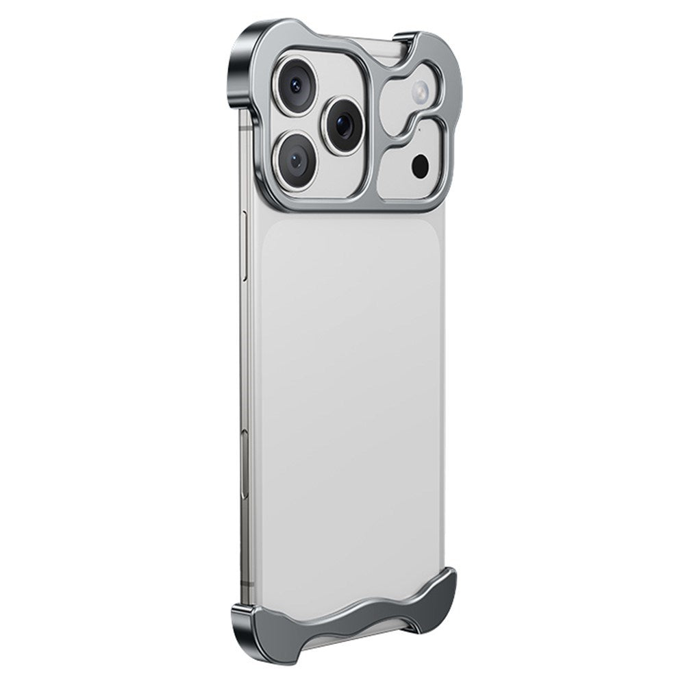 iPhone 17 Pro Two-Piece Metal Bumper Case - Grey