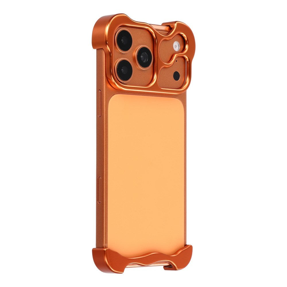 iPhone 17 Pro Two-Piece Metal Bumper Case - Orange