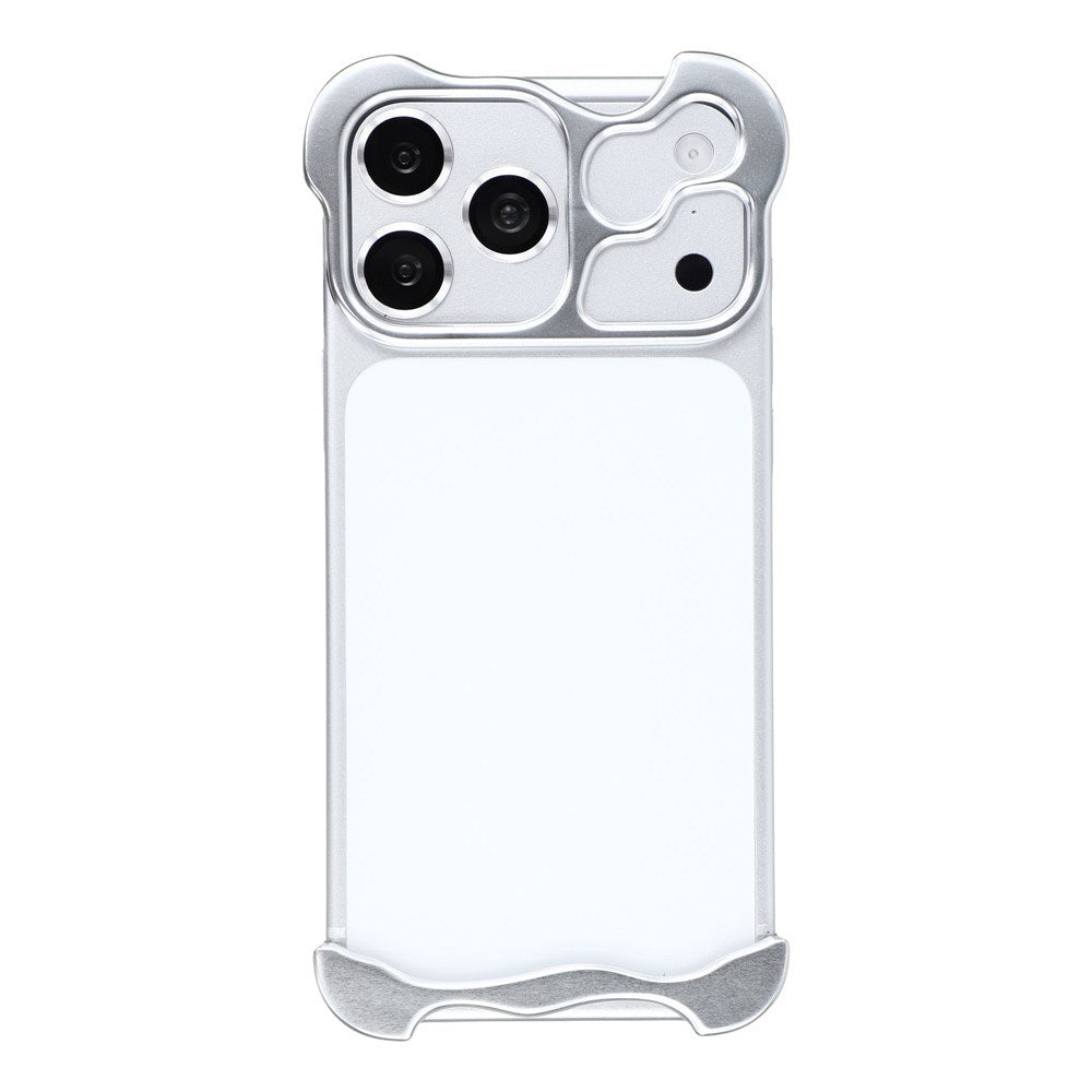 iPhone 17 Pro Two-Piece Metal Bumper Case - Silver
