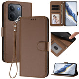 Xiaomi Redmi 15C (5G) / (4G) EIDERWOOD Flip Case with Card Holder & Stand Function - Brown