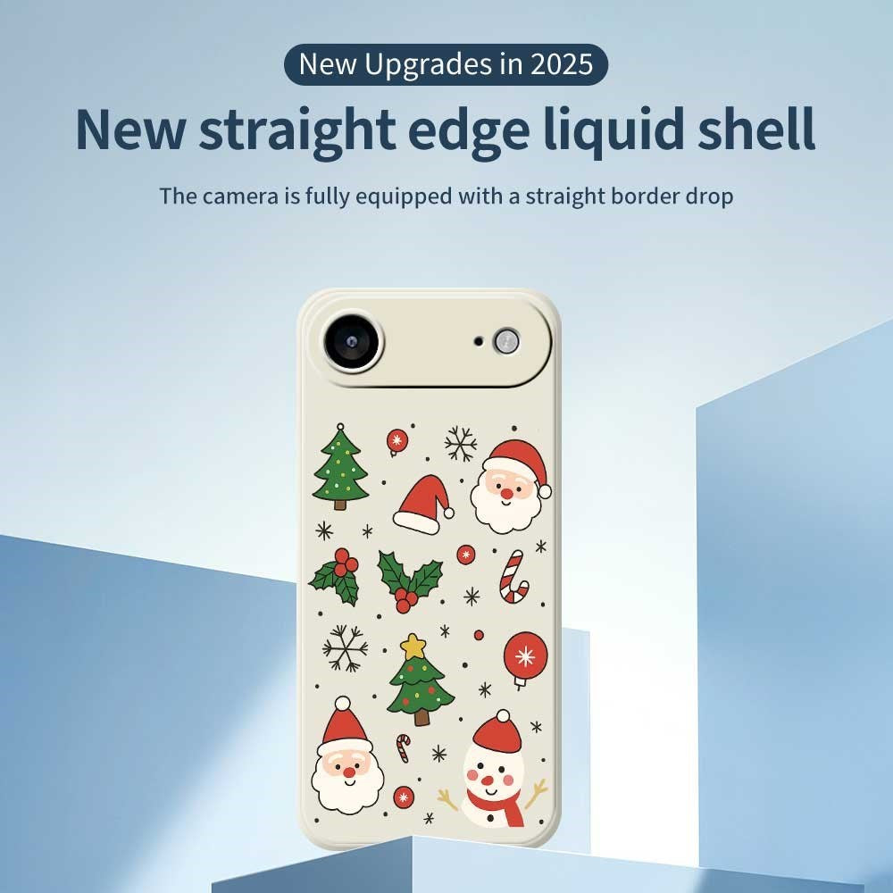 EIDERWOOD iPhone Air Christmas Case - Flexible Plastic - Christmas Motifs / Beige